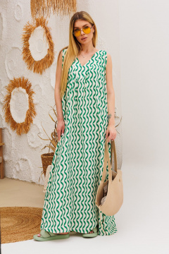 Платье Amberа Style 1117 зеленый - фото 2