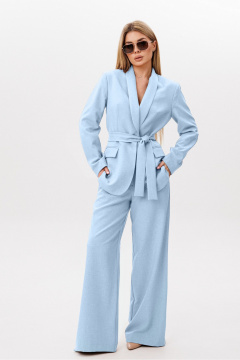 Брюки, жакет Amberа Style 2041-3 голубой - фото 1