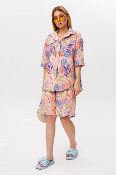 Рубашка, шорты Ambera Style 2022Р розовый - фото 2