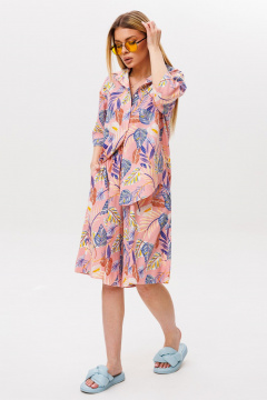 Рубашка, шорты Ambera Style 2120Р розовый - фото 2