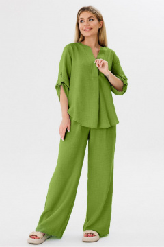Блуза, брюки Amberа Style 2075-2 шартрез - фото 2