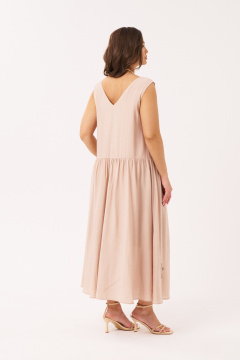 Платье Панда 16883 бежевый - фото 4