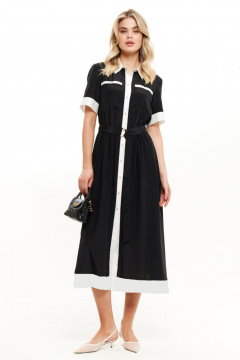 Платье Панда 19480 черный - фото 1