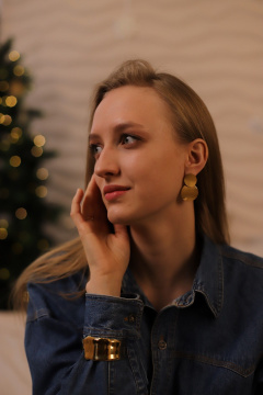 Серьги Jewelry of Dreams BS0016 золото - фото 2