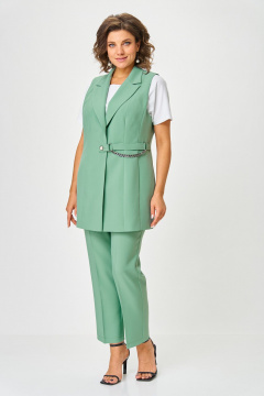 Брюки, жилет ANASTASIA MAK 1115-А мятный - фото 1