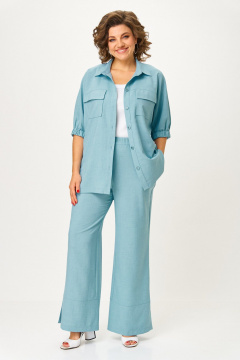 Блуза, брюки ANASTASIA MAK 1178-А бледно-голубой - фото 1