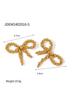 Серьги Jewelry of Dreams BS0028 золото - фото 3