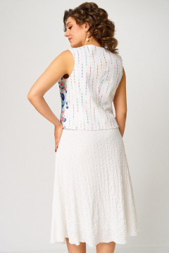 Жилет, юбка ANASTASIA MAK 1251 молочный - фото 5