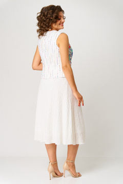 Жилет, юбка ANASTASIA MAK 1251 молочный - фото 4