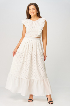 Топ, юбка ANASTASIA MAK 1252 молочный - фото 1