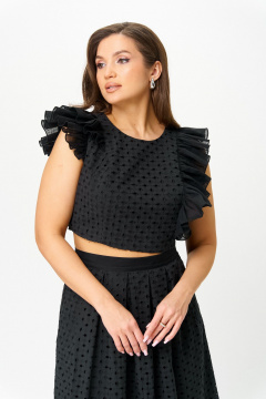 Топ, юбка ANASTASIA MAK 1252 черный - фото 5