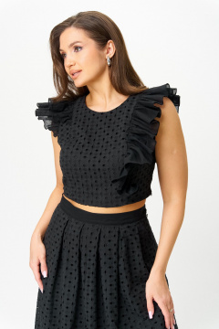 Топ, юбка ANASTASIA MAK 1252 черный - фото 4