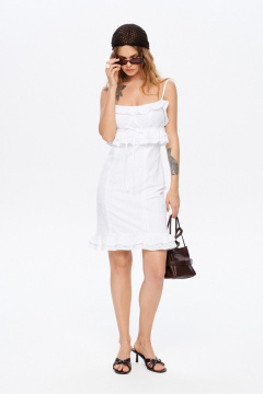 Платье PiRS 6008 белый - фото 4