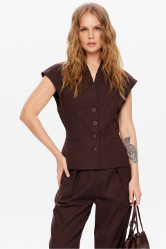 Брюки, жилет PiRS 6010 горький_шоколад - фото 2