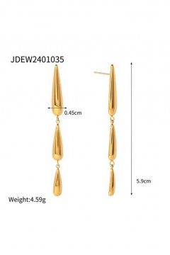 Серьги Jewelry of Dreams BS0032 золото - фото 3