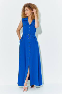 Платье Euromoda 605 синий - фото 1