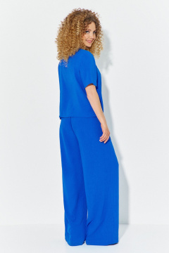 Блуза, брюки Euromoda 607 синий - фото 4