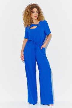 Блуза, брюки Euromoda 607 синий - фото 1
