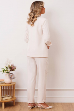 Брюки, жакет, топ Мода Юрс 2844-1 пудра - фото 5