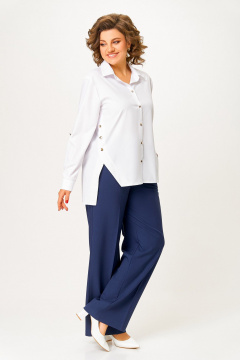 Рубашка Swallow 848.2 белый - фото 4