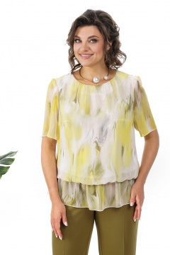 Блуза, брюки Alani Collection 2371 - фото 5