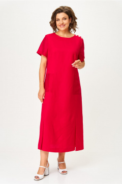 Платье AMUARt 1048 красный - фото 2