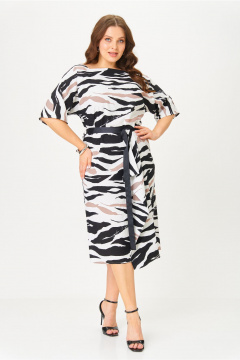 Платье AMUAR 1045 мультиколор - фото 3