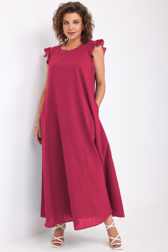 Платье BegiModa 1046 рубин - фото 2