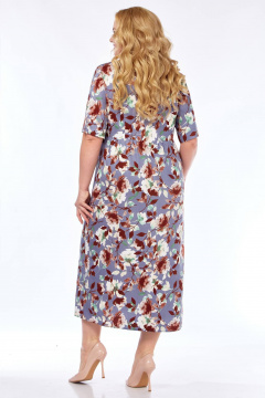 Платье Линия Л Б-2078 голубой - фото 4