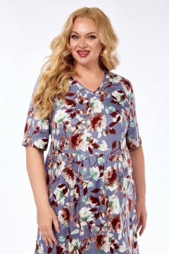 Платье Линия Л Б-2078 голубой - фото 2