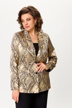 Жакет БелЭльСтиль 412-3_14_22 золотой дизайн - фото 2