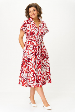 Платье Bonna Image 992/1 красный - фото 3