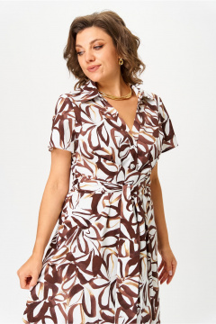 Платье Bonna Image 992/4 коричневый - фото 5