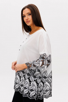 Брюки, туника Fantazia Mod 5107 белый/черный - фото 3