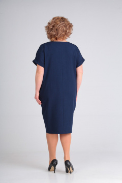 Платье СиБон 0113 синий - фото 4