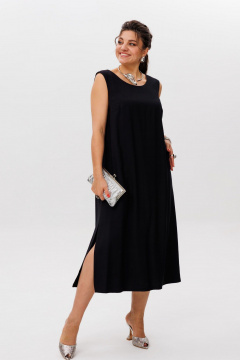 Сарафан Anelli 1519 черный_бриллиант - фото 3