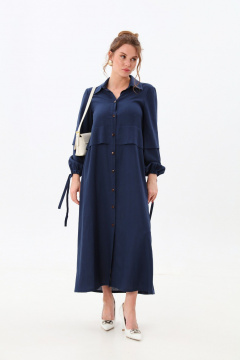Платье NikVa 944-4 индиго - фото 3
