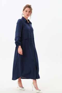 Платье NikVa 944-4 индиго - фото 2