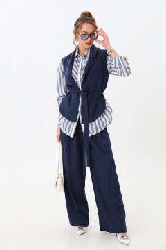 Брюки NikVa 970 индиго - фото 2