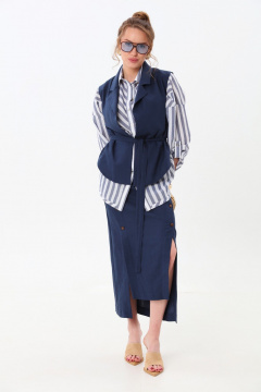 Юбка NikVa 971-1 индиго - фото 1