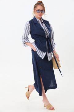 Юбка NikVa 971-1 индиго - фото 2