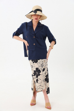 Жакет NikVa 973-1 индиго - фото 4