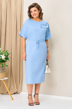 Платье VOLNA 1418 голубой - фото 1