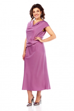 Жакет, платье Диомант 2003 лиловый - фото 5