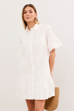 Платье DAVA 1220 белый - фото 3