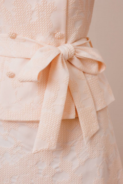 Жакет, юбка Мода Юрс 2906 персик - фото 4