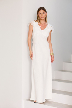 Платье DAVA 1218 белый - фото 5