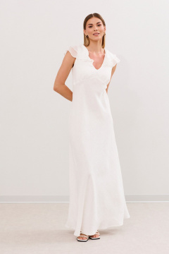 Платье DAVA 1218 белый - фото 1
