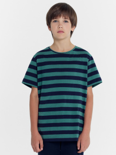 Футболка Mark Formelle 113432/24-30095П-0 зелено_синяя_полоска - фото 5