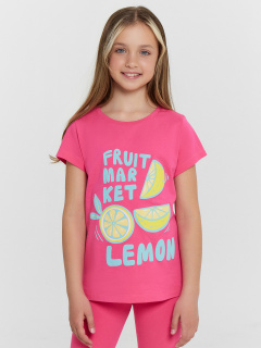 Футболка Mark Formelle 117892-2/25-36237П-0 маджента_лимоны_на_желтом_3_сл_1изд_печ_на_пол - фото 4